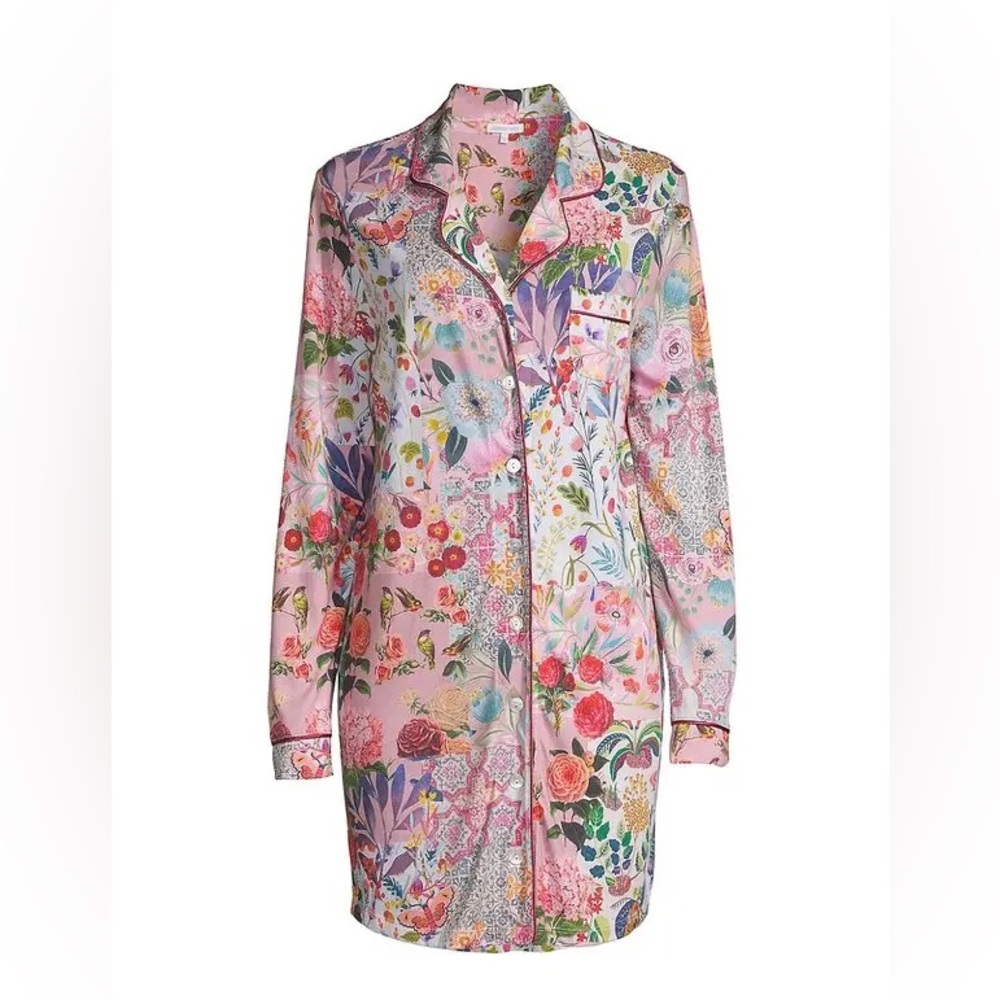 Johnny Was Filomena Cotton Sleep Shirt